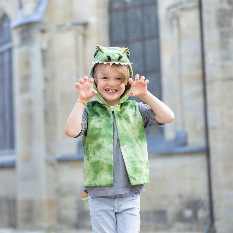 All Day Everyday Green Dino VestSize 3 - 4