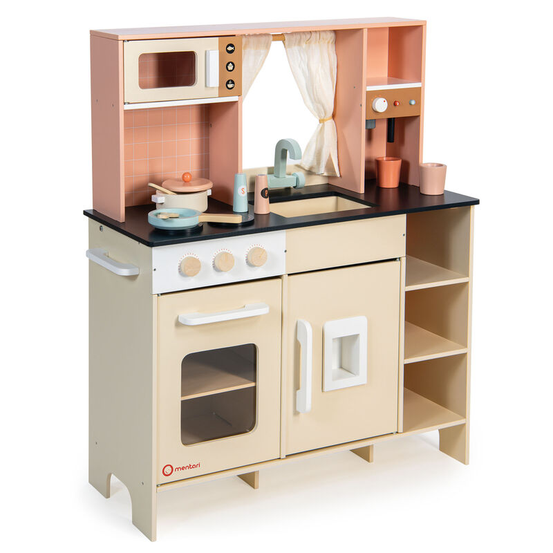 Cream Play Kitchen with Accessories