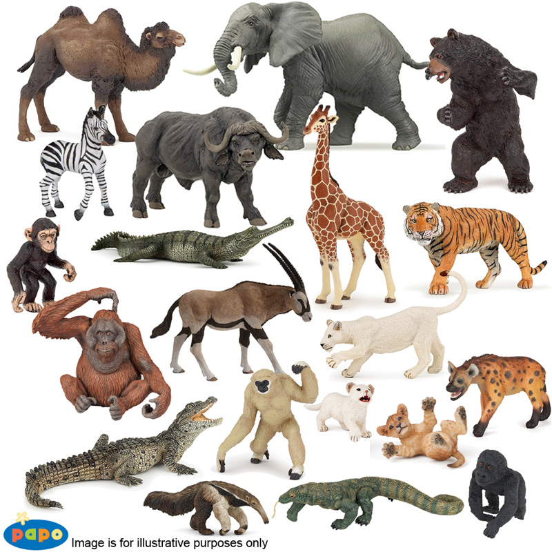 20 Assorted Wild Animals(1) Papo