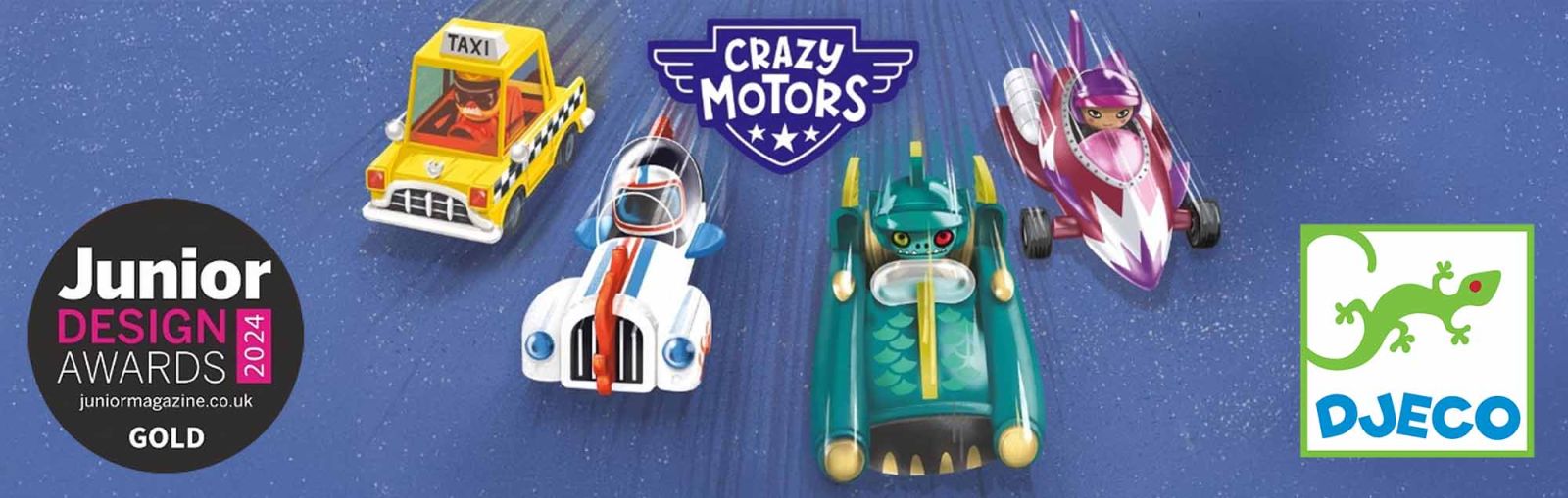 Crazy Motors Car range from Djeco