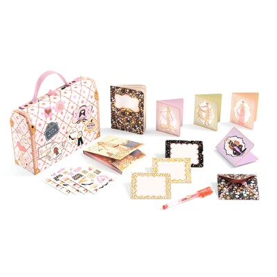 Buy Djeco Tinou Stationery Case Fashion Themed wholesale at Kaleidoscope Australasia Pty Ltd