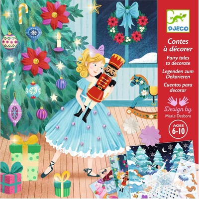 Buy Djeco Nutcracker Fairytales to Decorate Decals wholesale at Kaleidoscope Australasia Pty Ltd