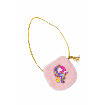 PurseFlufPinkUnicornPetiteMOQ4