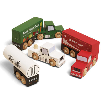 Buy Le Toy Van Wooden Toy Trucks wholesale at Kaleidoscope Australasia Pty Ltd