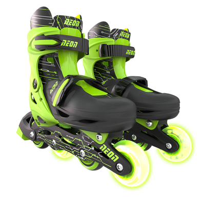 Neon Inline Skates (12-2)Green